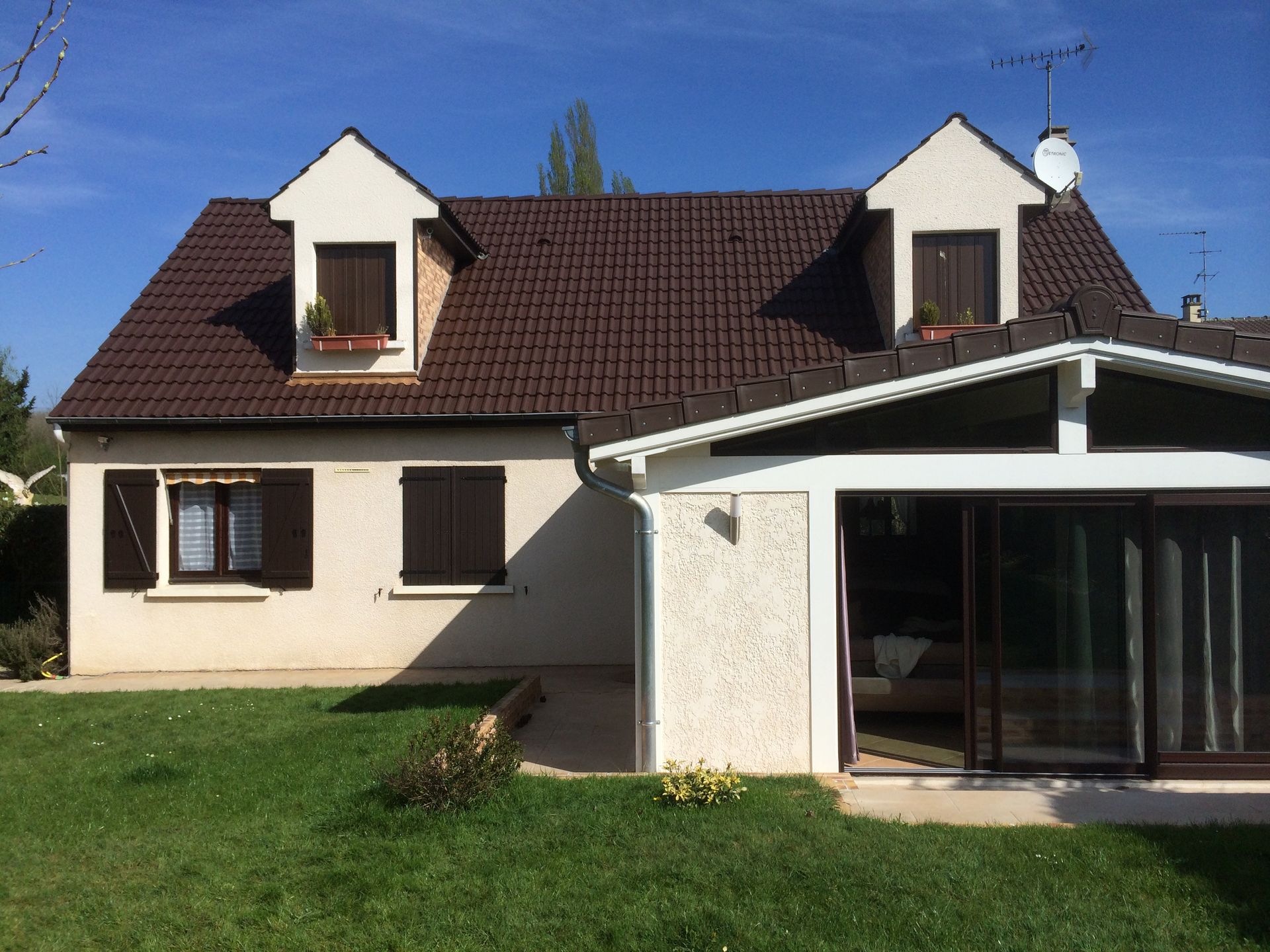 Nettoyage de toiture après intervention