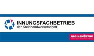 The logo for innungsfachbetrieb der kreishandwerkerschaft