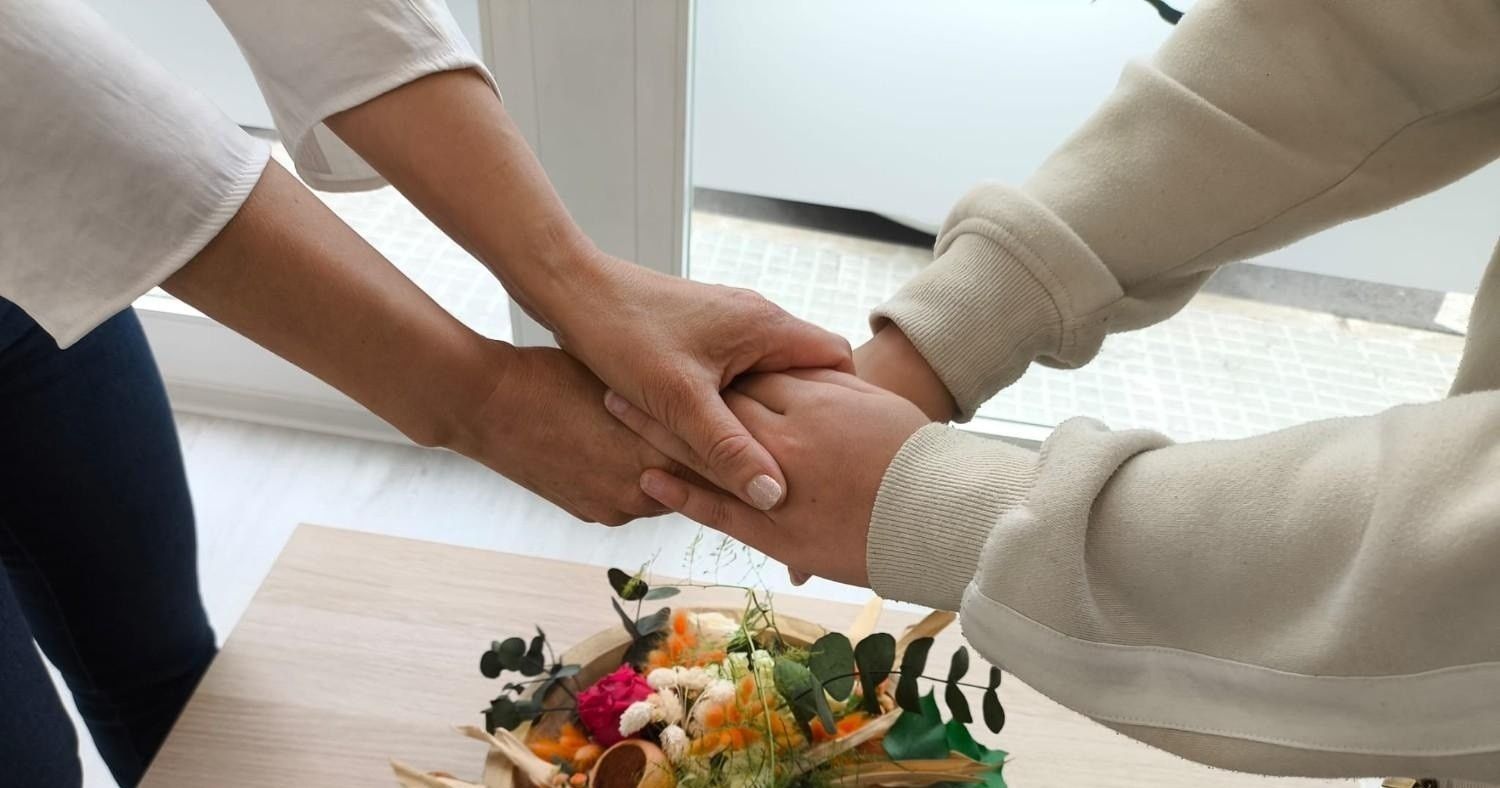 Psicóloga profesional en consulta