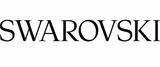 SWAROVSKI-Logo in schwarzer Serifenschrift auf weißem Hintergrund