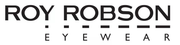 ROY ROBSON EYEWEAR-Logo in schwarzer und grauer Schrift auf weißem Hintergrund