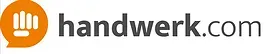 Das Logo von handwerk.com ist orange und weiß
