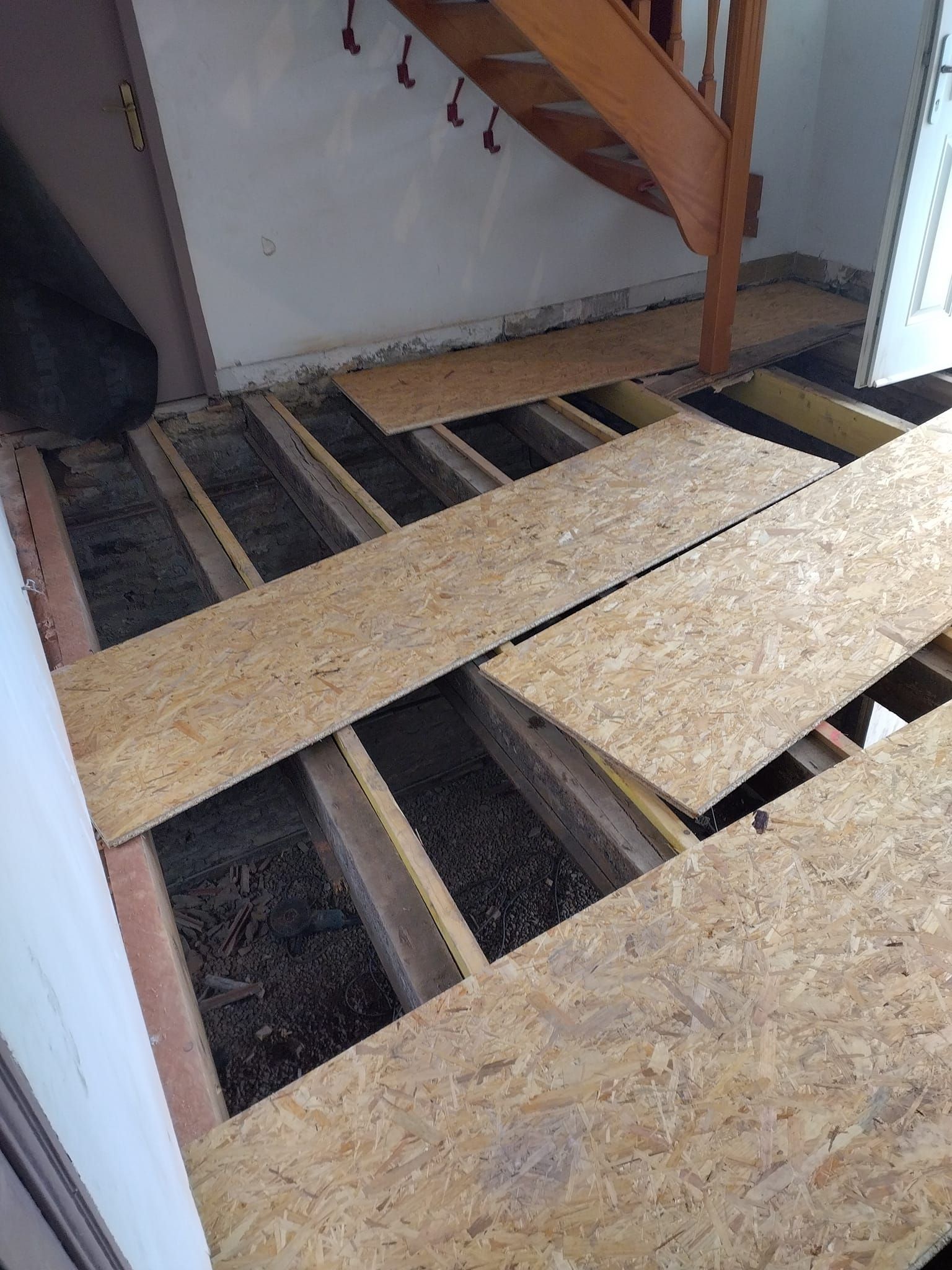 Un réhaussement de plancher