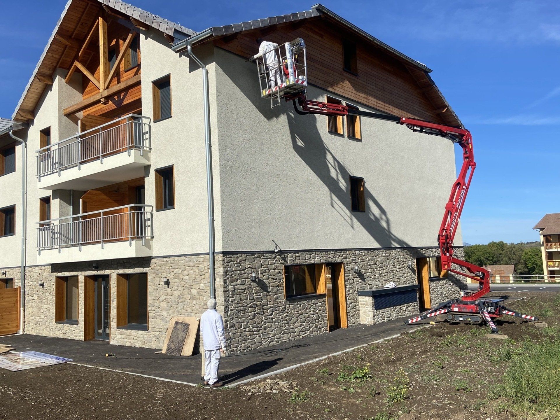 Peinture de bardage bois