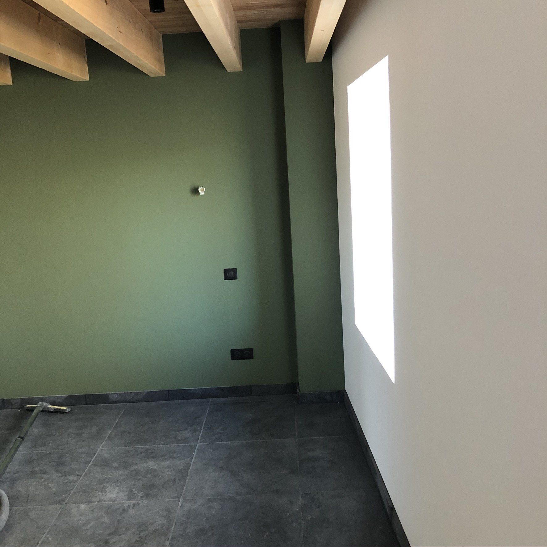 Peinture vert mat
