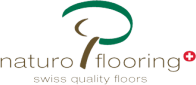 Das Logo für Naturo Flooring Schweizer Qualitätsböden