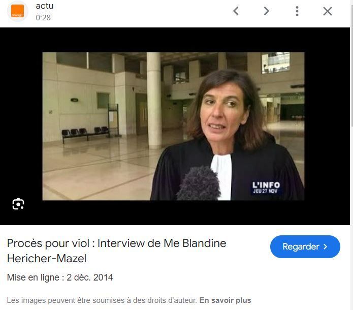 Avocate dans un article presse