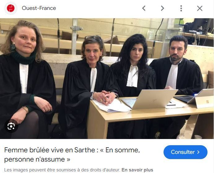 Article de presse avec photo