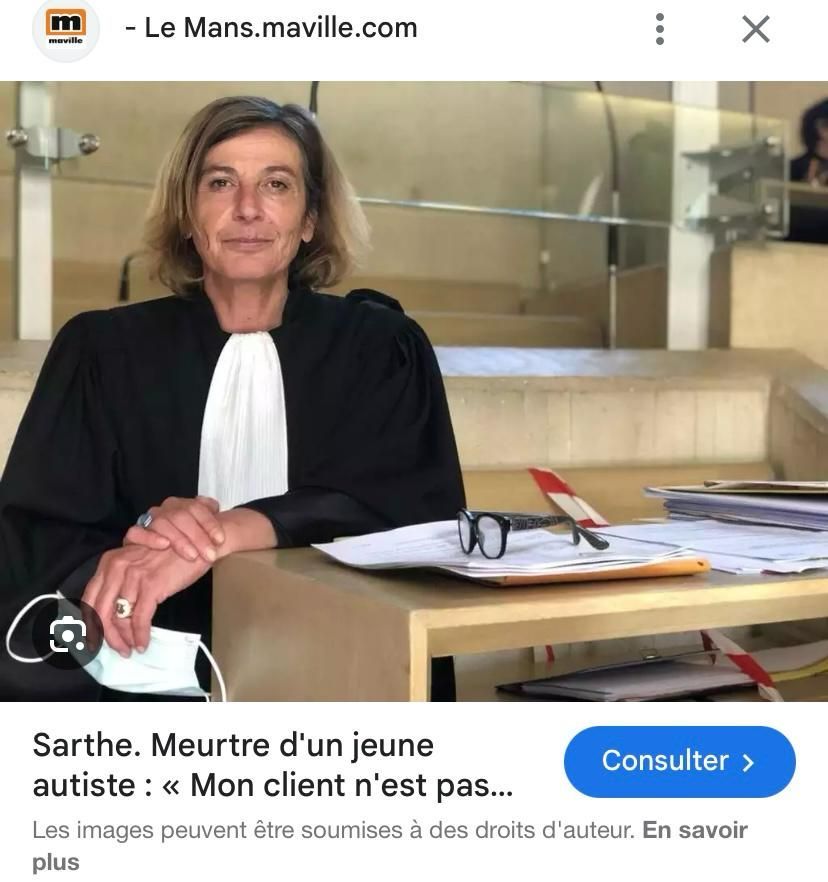 Article de presse de l'avocate
