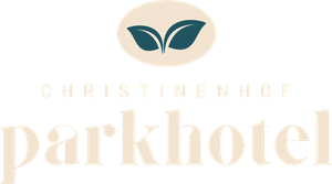 Logo: Beiges Oval in „C“-Form, darunter der Text „CHRISTINENHOF & SPA“.