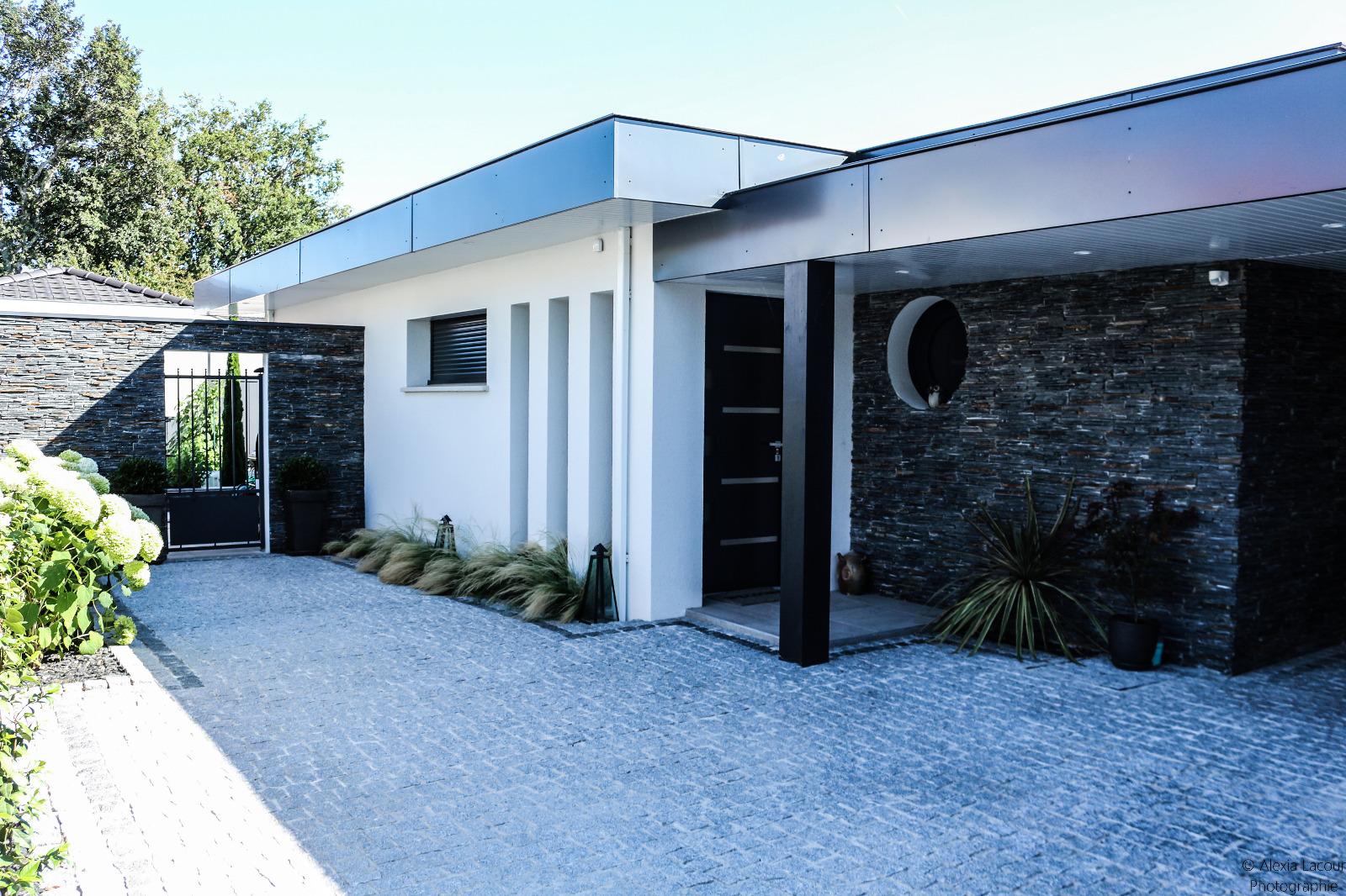 Photo d'une maison d'architecte.