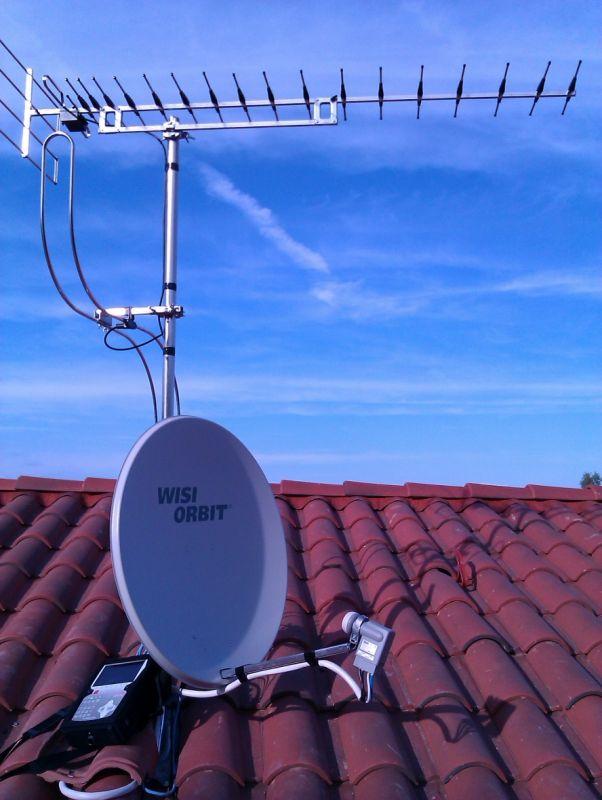 Antenne collective avec satellite