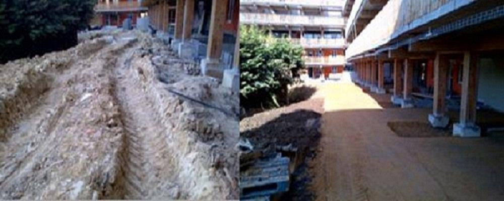 chantier avant après