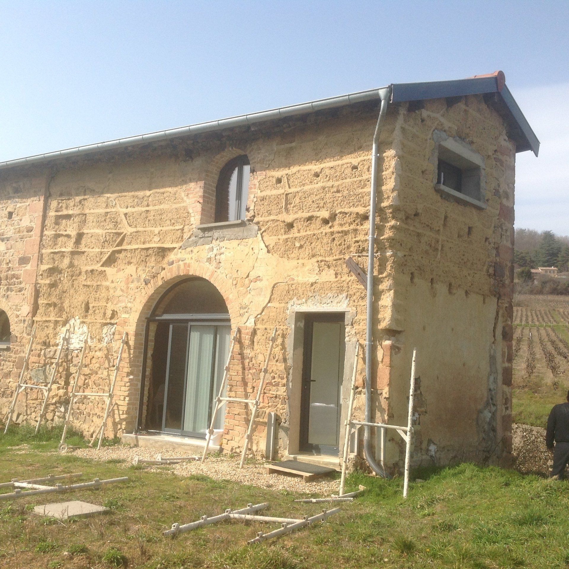 Préparation de la façade