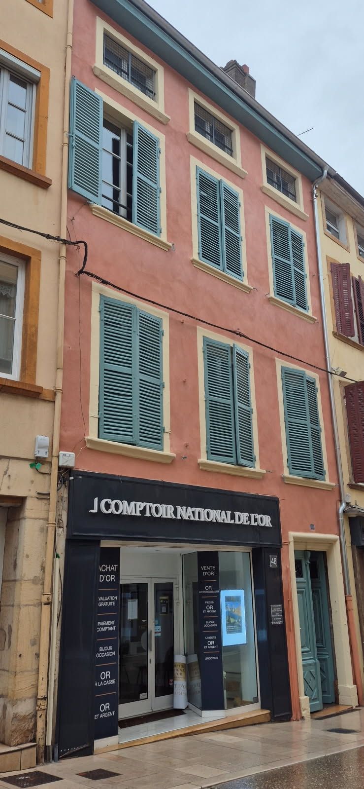 Fa&ccedil;ade r&eacute;alis&eacute;e au 46 rue Sigorgne &agrave; Macon