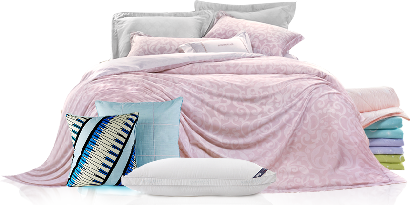 Illustration linge de lit