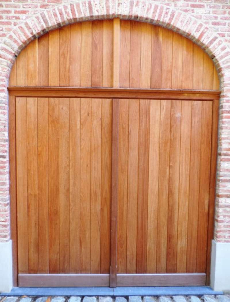 Houten poort op maat