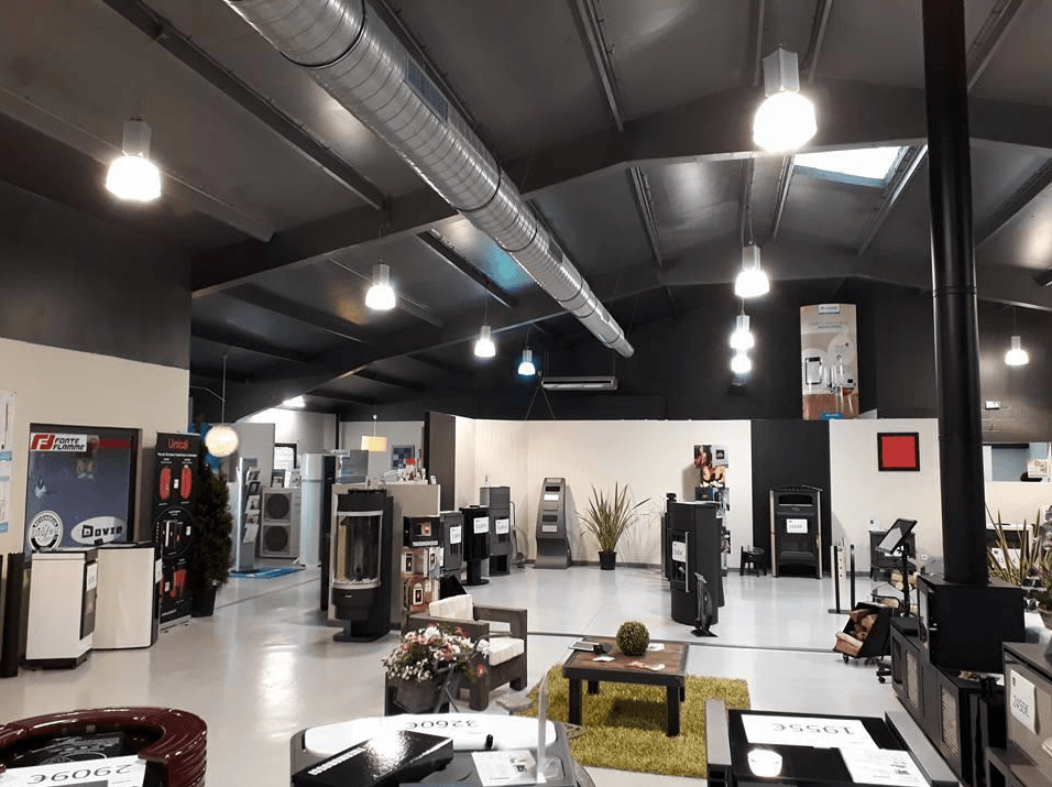 Showroom à l'intérieur du site de Lillers