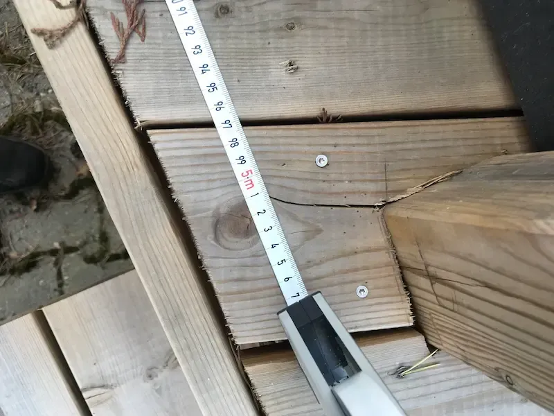 Mått och planering för glasräcke