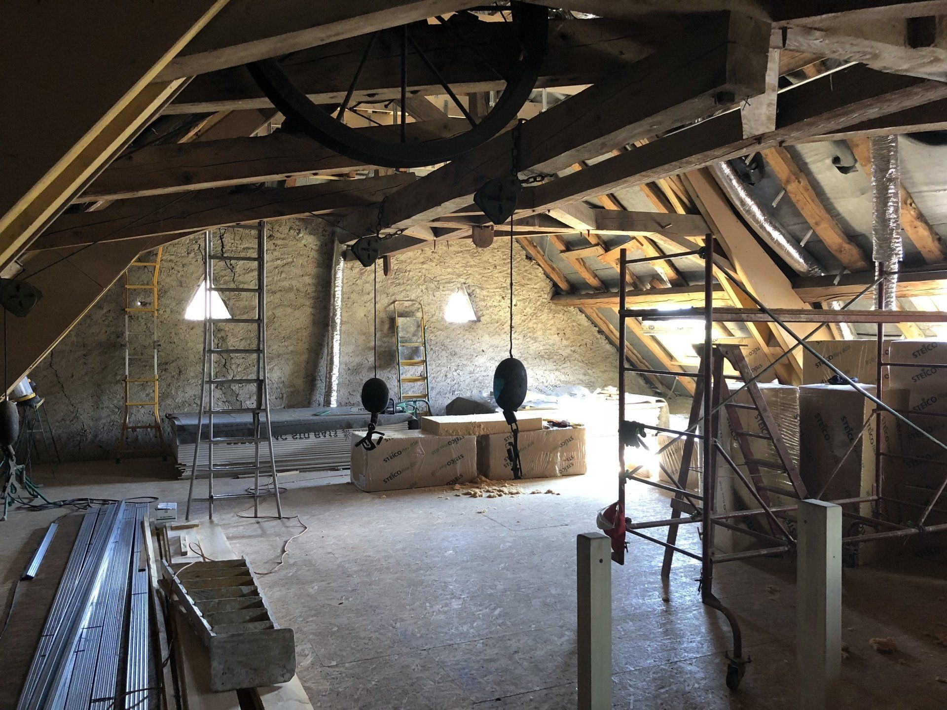 Isolation des combles maison à rénover