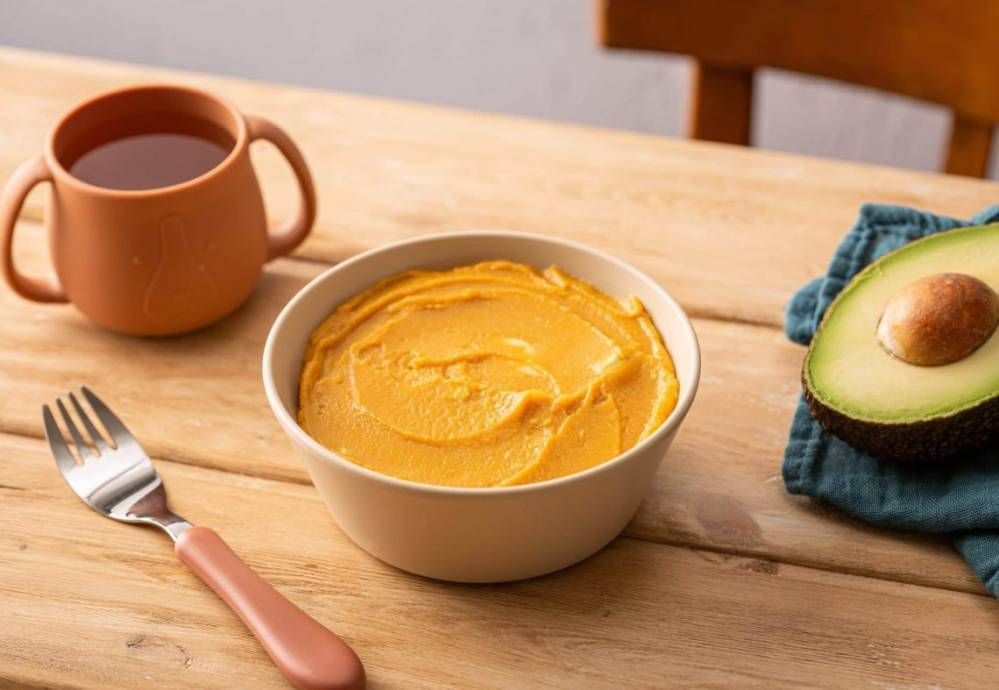 Purée avocat et patate douce