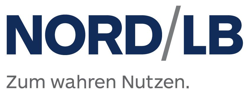 Ein blau-weißes Logo für Nord/LB