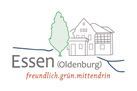Ein Logo für Essen-Oldenburg mit einem Haus und einem Baum.