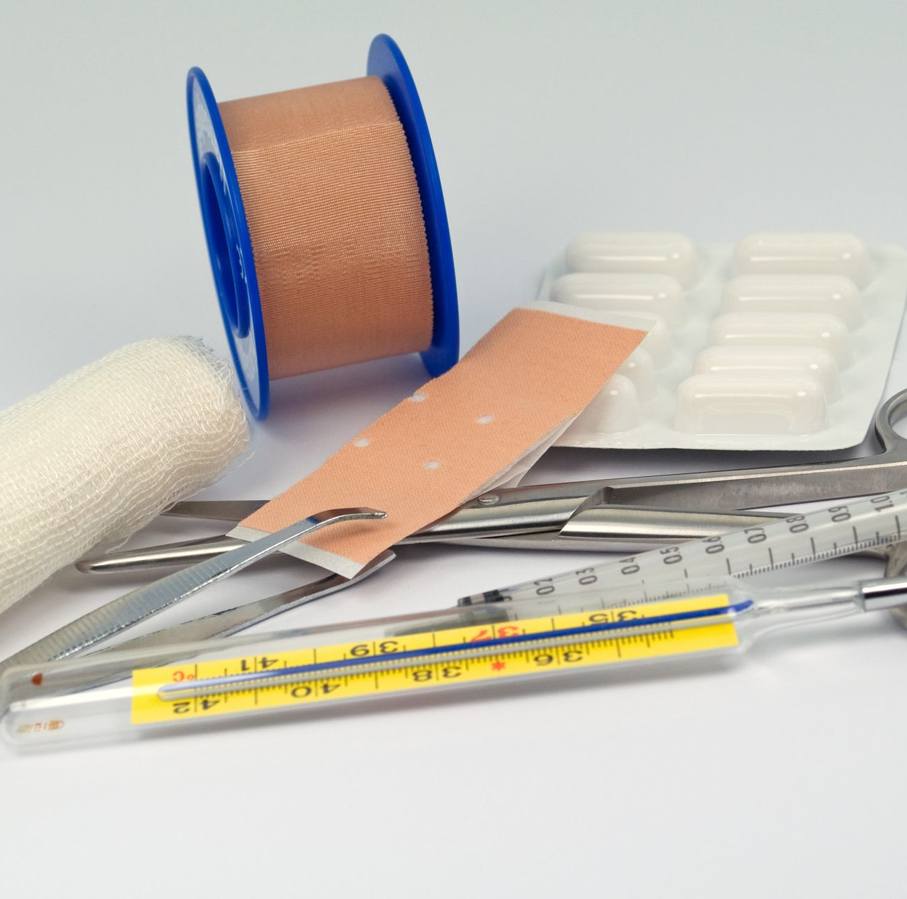 Des ustensiles de soins