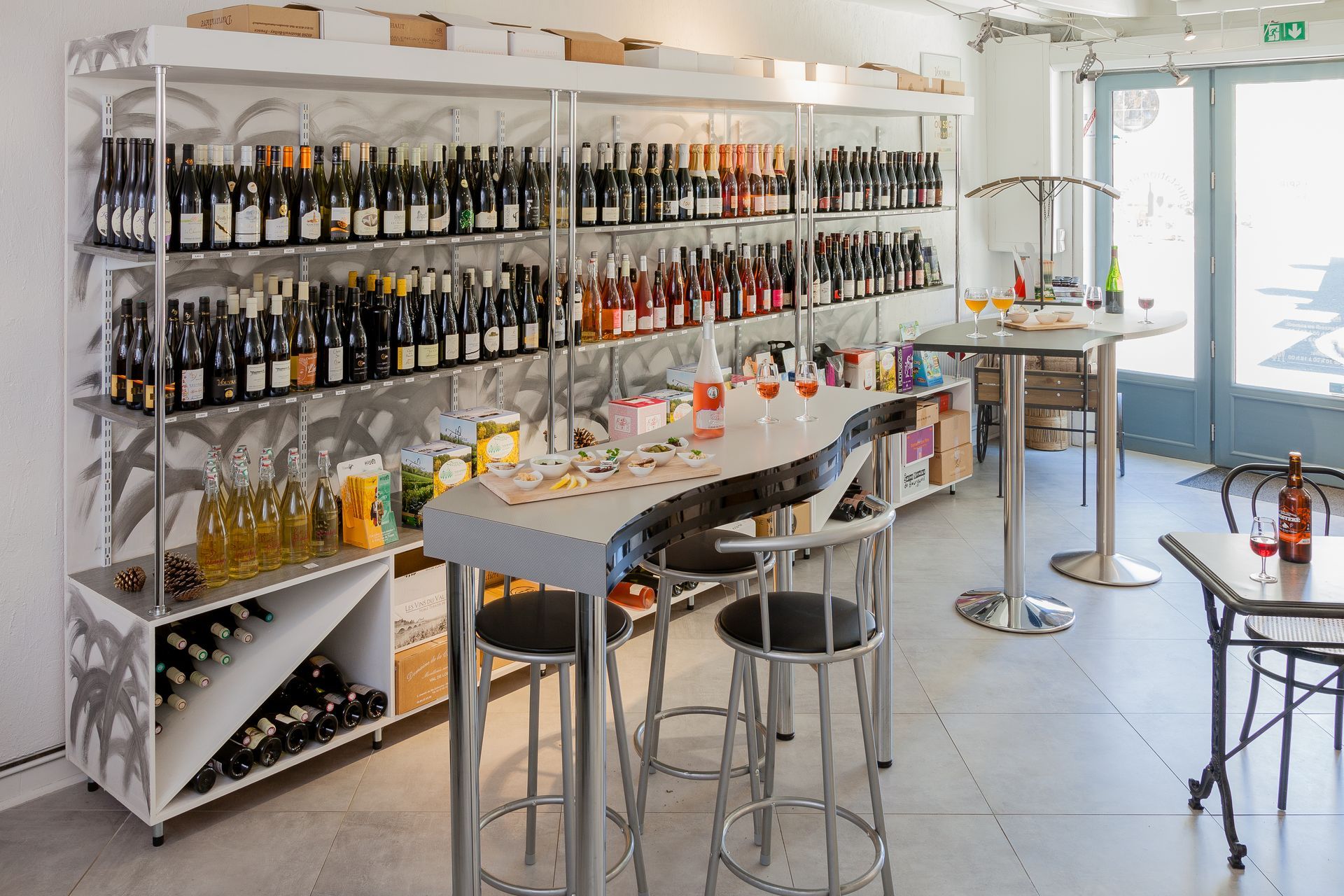 Espace dégustation boutique