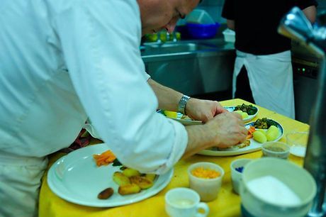 La cuisine de l'Auberge de Choully, produits de la région et de saison