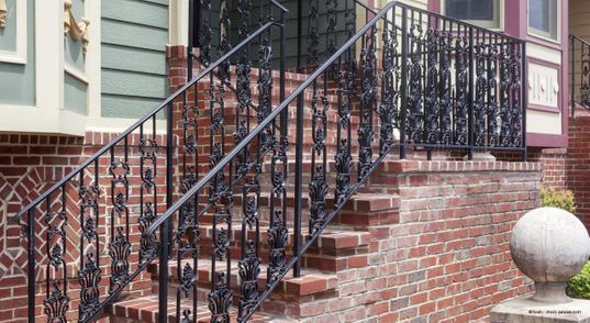 Treppengeländer aus Schmiedeeisen