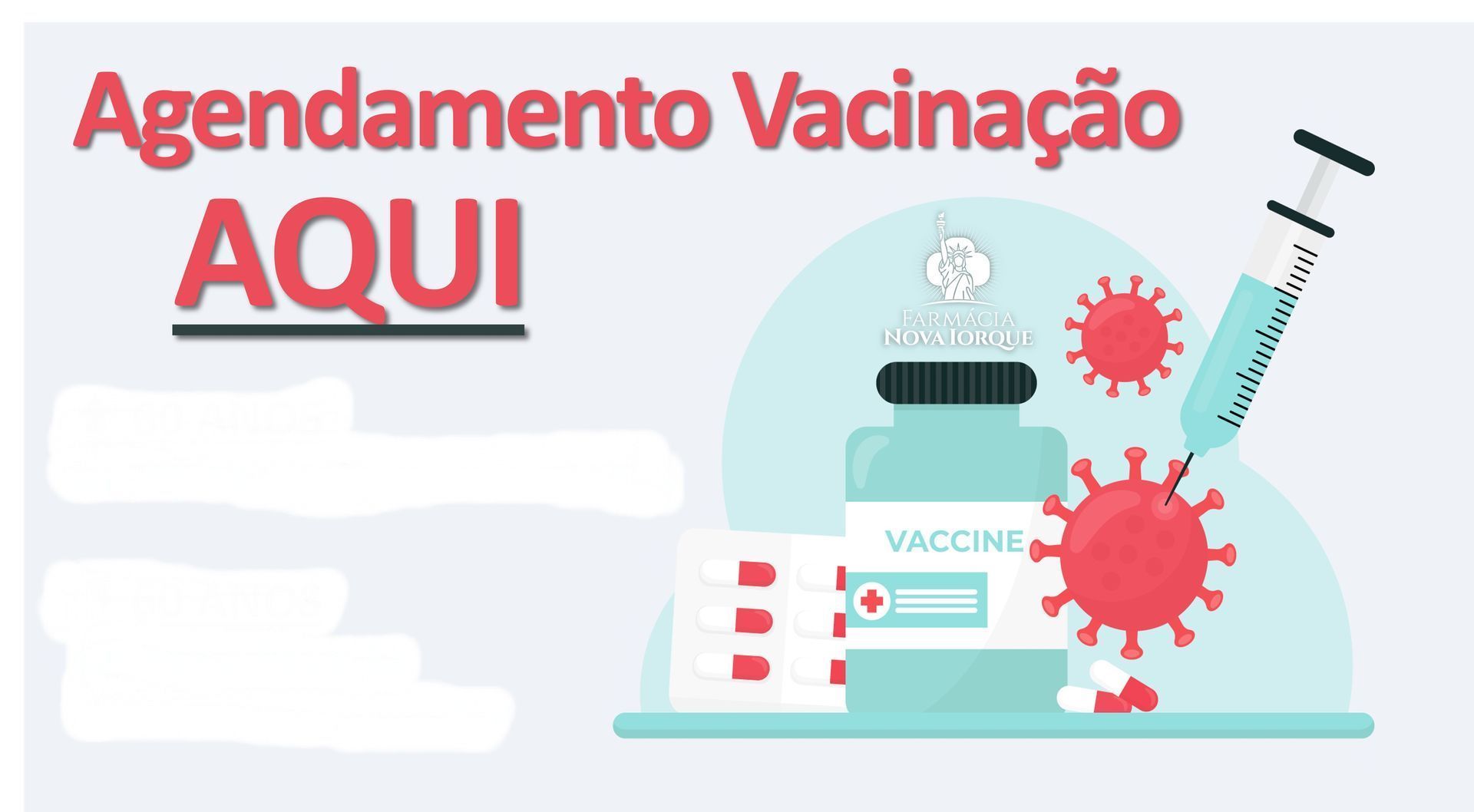 Agendamento Vacina Covid Gripe Farmácia
