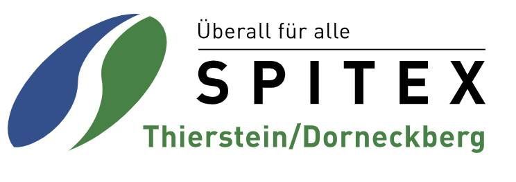 Ein blau-grünes Logo für Spitex Thiersstein Dorneckberg