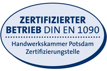 Logo Handwerkskammer Potsdam
Zertifizierter Betrieb DIN EN 1090
