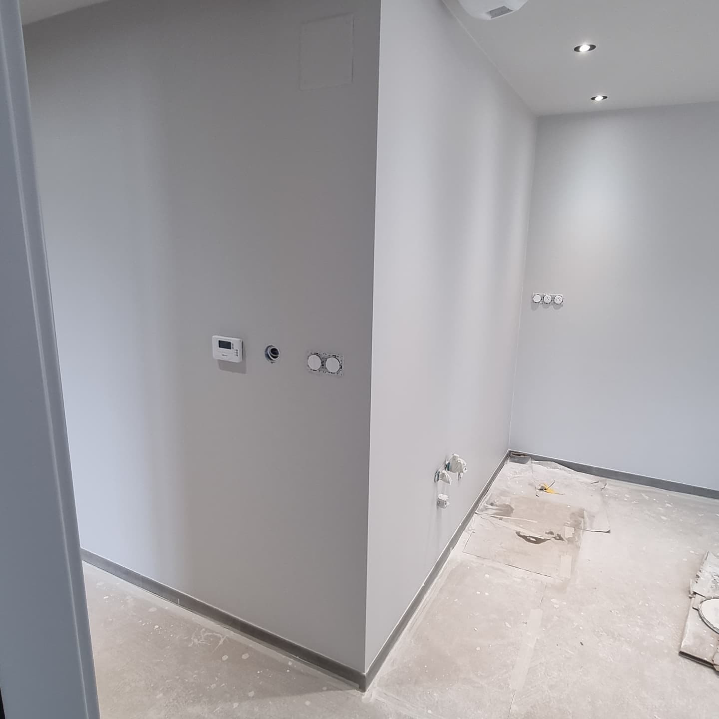 peinture couloir intérieur murs