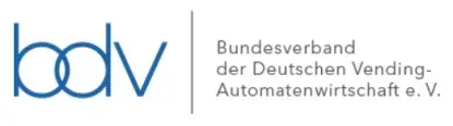 Blue “bdv” logo with the text “Bundesverband der Deutschen Vending-Automatenwirtschaft e. V.”