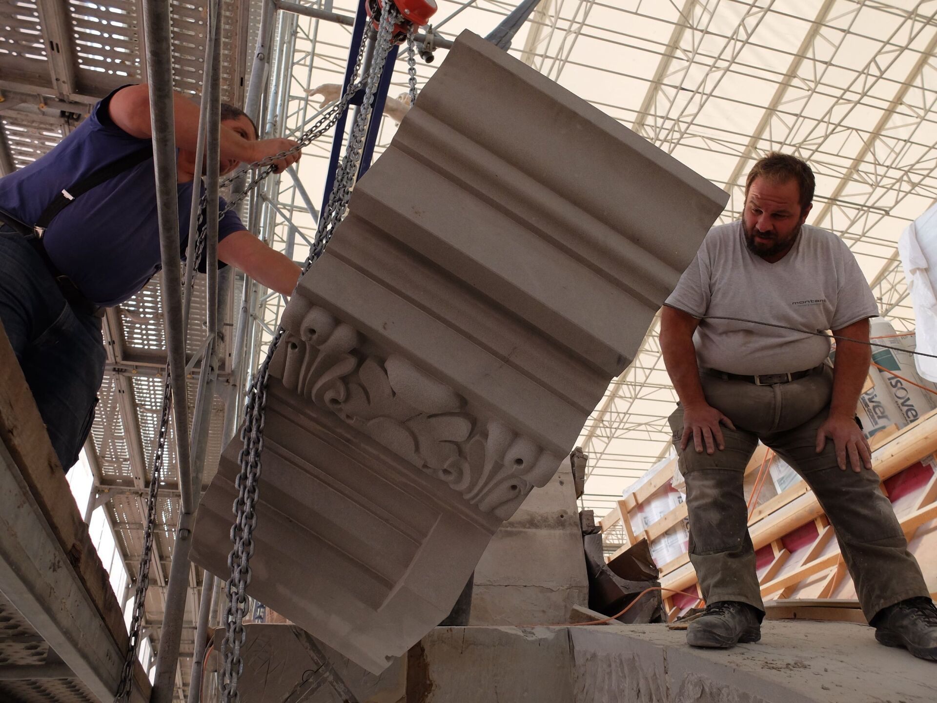 Pose d'élément nettoyé - Pierre Leprat SA