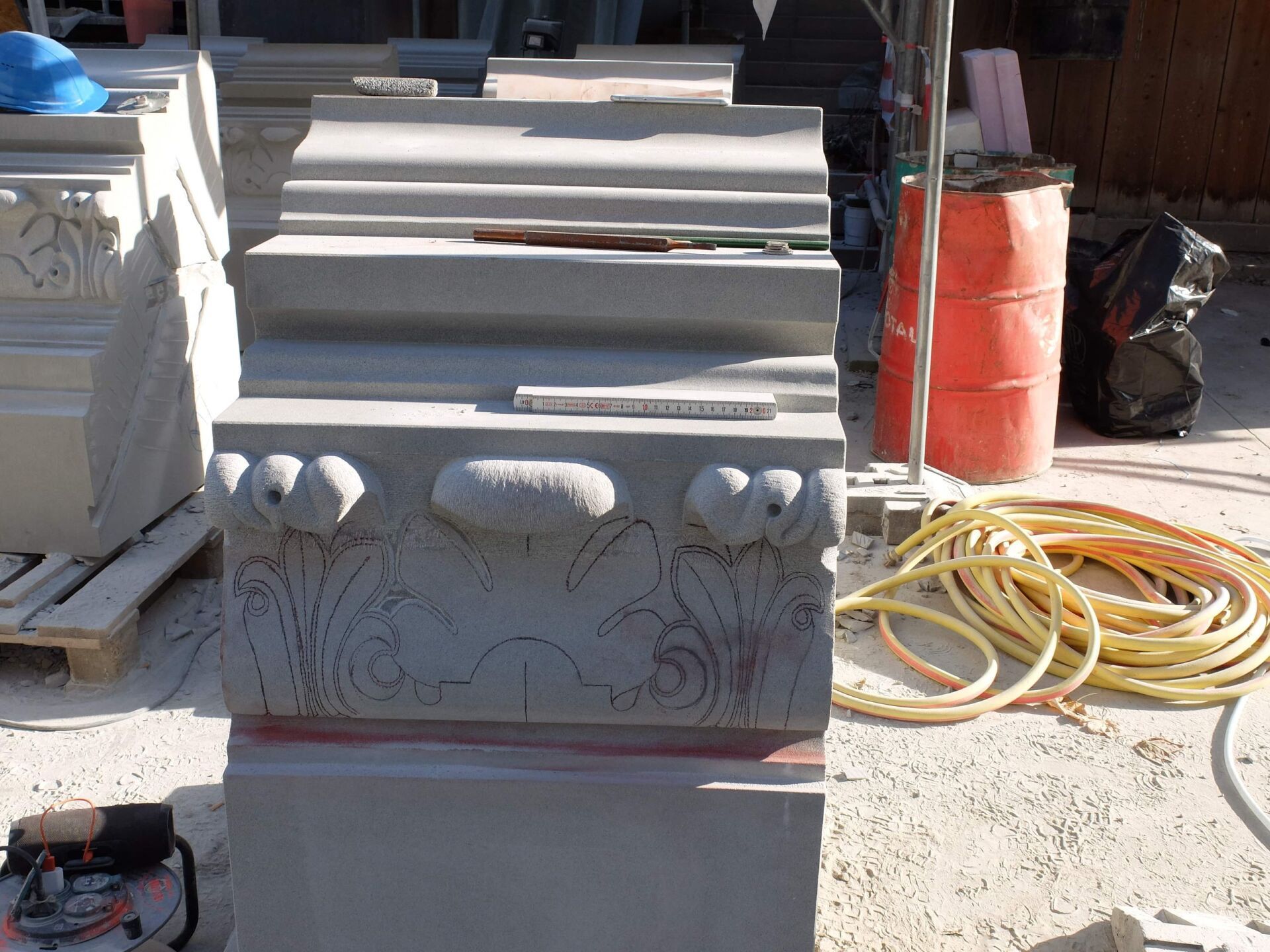 Façon de ragréage des parties endommagées - Pierre Leprat SA