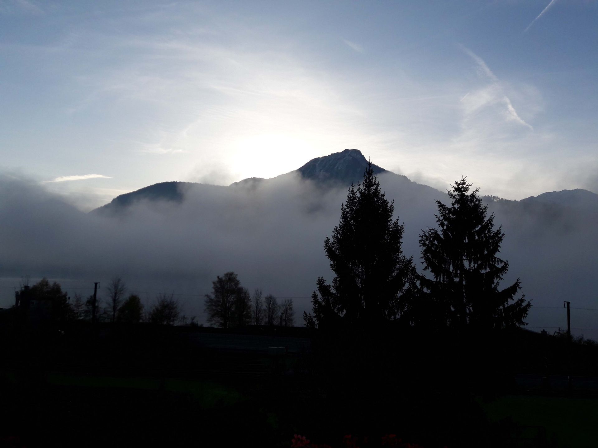 Natur Nebel - Diräkt vom Niederstad - Alpnachstad