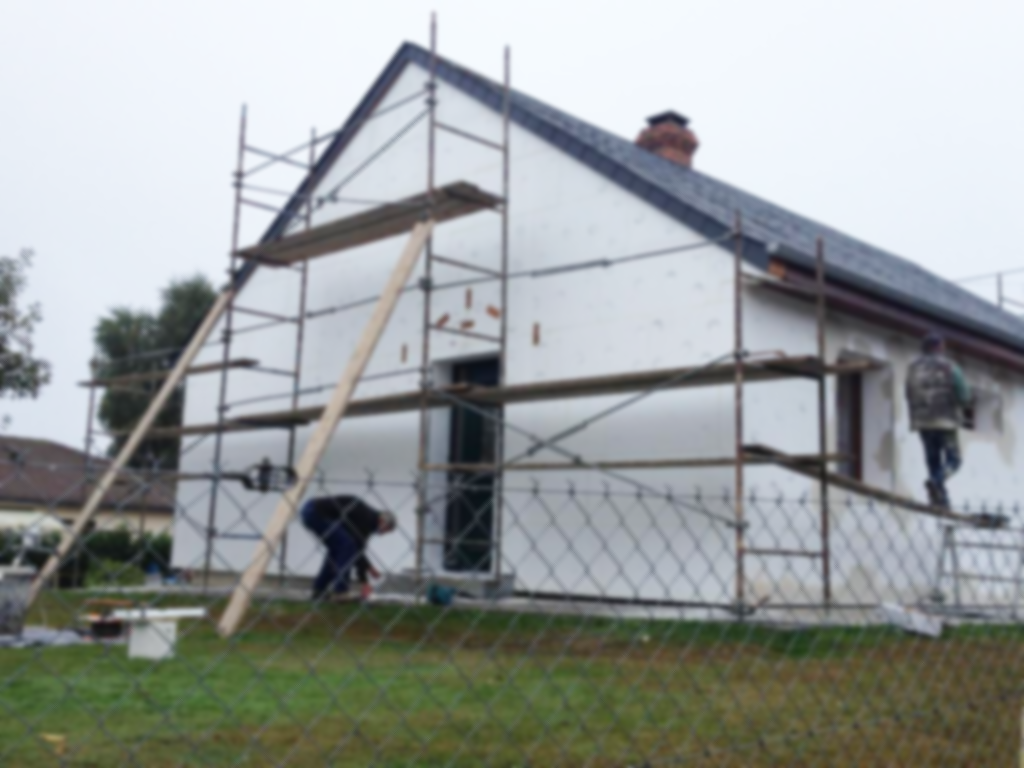 Échafaudage pour ravalement de façade