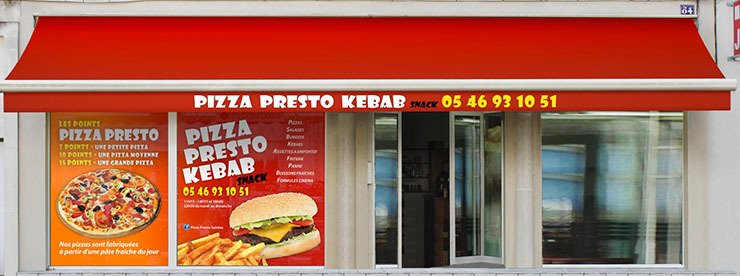 Restaurant-snack-pizzeria Pizza Presto, à Saintes en Charente Maritime