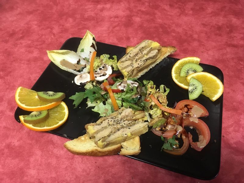 Charlotte de foie gras