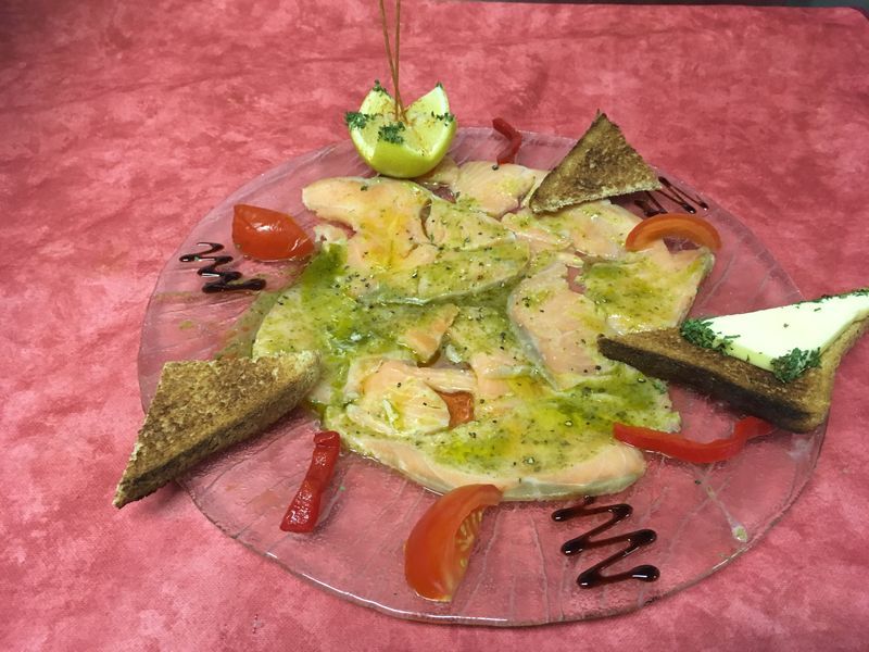 Carpaccio de saumon