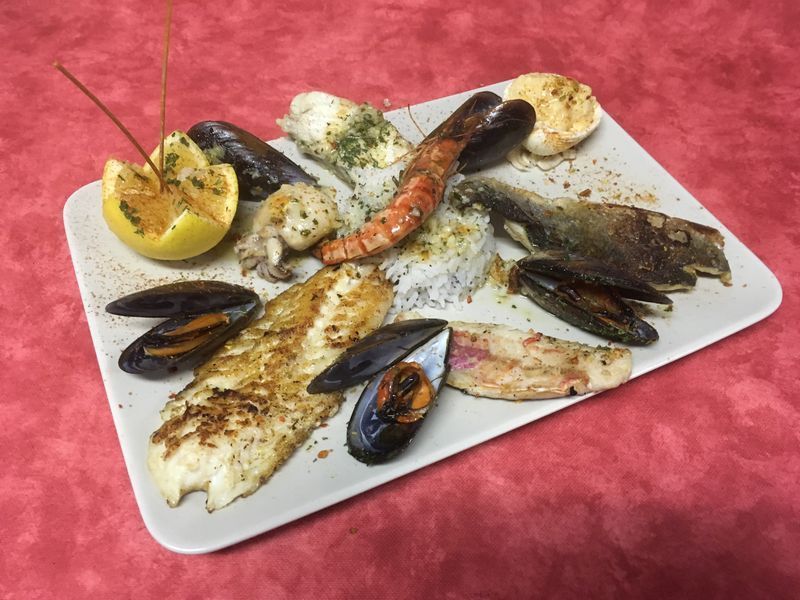 Panaché de poissons et crustacés