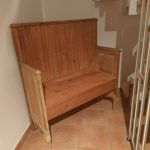 Zu Bank umfunktioniertes Bett, Schreinerei Molitor