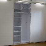 Schlafzimmerschrank in Weiß, Schreinerei Molitor