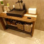 Waschtisch in Akazienholz Schreinerei Molitor