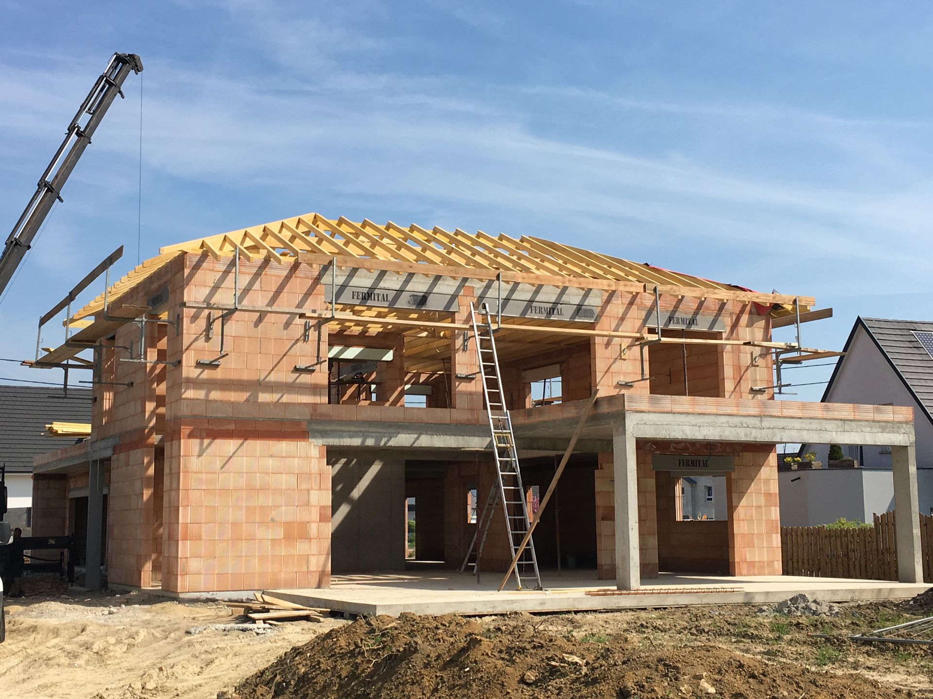 Maison en construction