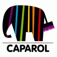 Ein bunter Elefant mit einer Bürste im Maul ist das Logo von Caparol.