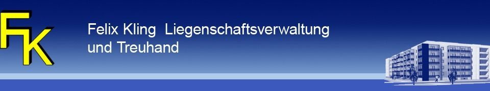 A logo for felix king liegenschaftsverwaltung und treuhand